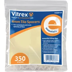 Vitrex Essential Tile Spacers - 4mm, Pack of 350