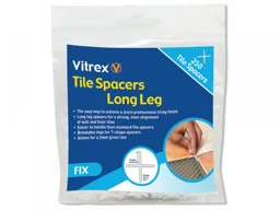 Vitrex Long Leg Tile Spacers - 3mm, Pack of 250