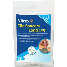 Vitrex Long Leg Tile Spacers - 4mm, Pack of 500