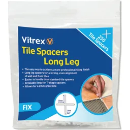 Vitrex Long Leg Tile Spacers - 5mm, Pack of 250