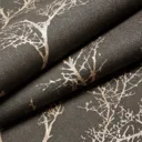 Boutique Brown Icy trees Gold effect Textured Wallpaper