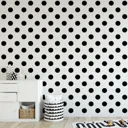 Superfresco Easy Black & white Dotty Smooth Wallpaper