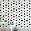 Superfresco Easy Superstar Black & white Smooth Wallpaper