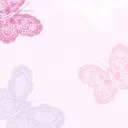 Superfresco Easy Pink Butterfly Smooth Wallpaper