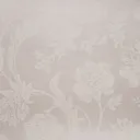 Sandringham Lilac & white Floral Metallic effect Wallpaper