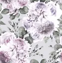Boutique Garland Lilac Floral Smooth Wallpaper