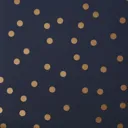 Superfresco Easy Copper & navy Confetti Metallic effect Smooth Wallpaper