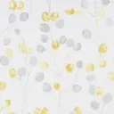 Fresco Honesty Grey & ochre Floral Smooth Wallpaper