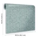 Contour Spectrum Grey Mosaic Tile effect Textured Wallpaper