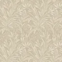 Laura Ashley Barley Neutral Leaf Smooth Wallpaper