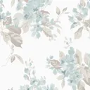 Laura Ashley Duck egg Apple blossom Smooth Wallpaper