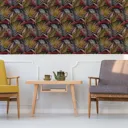Superfresco Easy Flow Multicolour Leaves Smooth Wallpaper