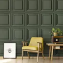 Superfresco Easy Khaki Panel Wood effect Smooth Wallpaper