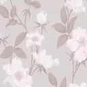 Laura Ashley Fleurir Sugared violet Floral Smooth Wallpaper