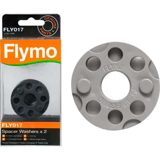 Flymo FLY017 Genuine Spacer Washers for Lawnmowers - Pack of 2