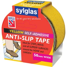 Sylglas Anti SlipTape - Yellow, 50mm, 18m