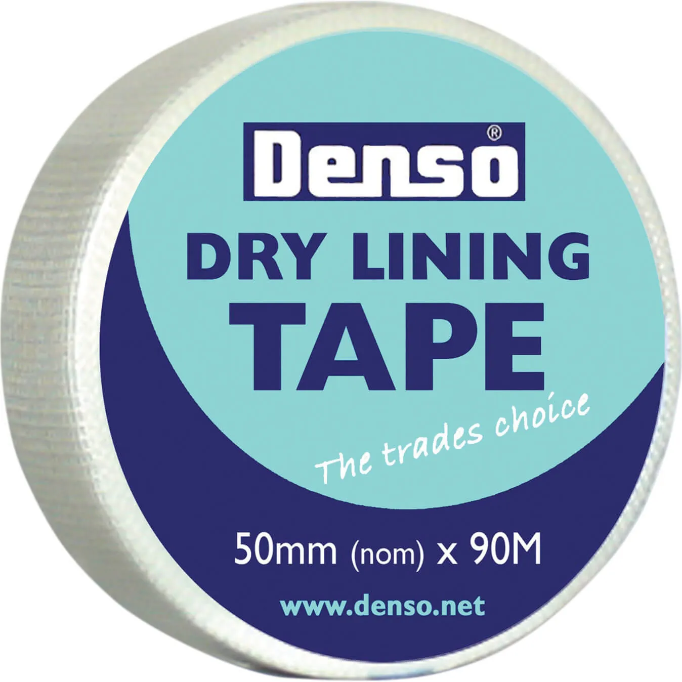 Denso Dry Lining Tape - White, 50mm, 90m