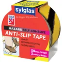 Sylglas Anti SlipTape - Black / Yellow, 50mm, 3m