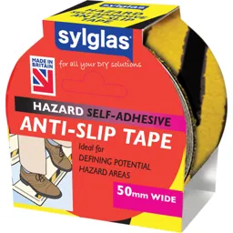 Sylglas Anti SlipTape - Black / Yellow, 50mm, 18m