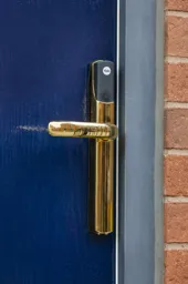 Yale Conexis L1 Polished Brass effect Smart Digital door lock