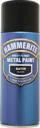 Hammerite Black Satin Metal paint, 400ml