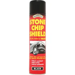 Hammerite Stonechip Shield Aerosol - Black, 600ml