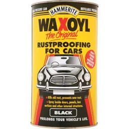Hammerite Waxoyl Rust Remover and Protector Pressure Can - Black, 2.5l