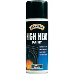 Hammerite High Heat Aerosol Paint - Black, 400ml