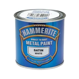Hammerite White Satin Metal paint, 250ml