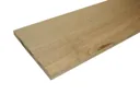 Square edge Oak Furniture board, (L)1.2m (W)300mm (T)25mm