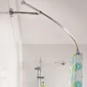 Croydex Luxury Curved Shower Curtain Rail Chrome - AD108341