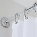 Croydex Modular Shower Curtain Rail Kit Chrome - AD118941