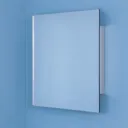 Croydex Dart Single Door Stainless Steel Mirror Cabinet 450 x 450mm - WC450505