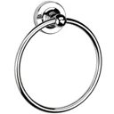 Croydex Worcester Flexi-Fix Chrome Towel Ring - QM461541