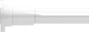 Croydex Stick 'N' Lock 8'6" Telescopic Shower Curtain Rail White - AD102122