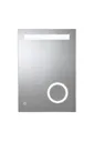 Croydex Carrock LED Bathroom Mirror with Demister Pad 640 x 405mm - Mains Power