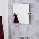 Croydex Flexi Fix Square Bathroom Mirror 380 x 380mm - QM441041