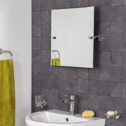 Croydex Everson Flexi Fix Tilt Bathroom Mirror 458 x 458mm - QM551041