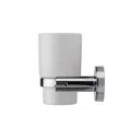 Croydex Flexi-Fix Metra Mirror effect Ceramic Tumbler & toothbrush holder