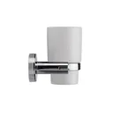 Croydex Flexi-Fix Metra Mirror effect Ceramic Tumbler & toothbrush holder