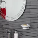 Croydex Grosvenor Flexi-Fix Chrome Wall Hung Soap Dish - QM701941