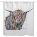 Croydex Angus McCoo Cow Shower Curtain - AF304022H