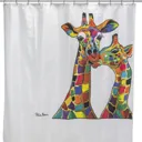 Croydex Francie & Josie Giraffe Shower Curtain - AF304122H