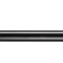 Croydex SNL Premium Telescopic Shower Curtain Rail Matt Black - AD230021