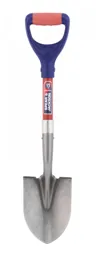 Spear & Jackson Micro Shovel Round Tough Fiberglass Shaft