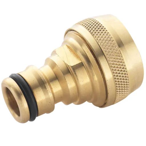 Spear and Jackson Brass Male Hose Connector - 1/2" / 12.5mm, Pack of 1