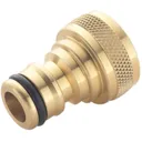 Spear and Jackson Brass Threaded Female Tap Connector - 5/8" / 15.8mm, Pack of 1