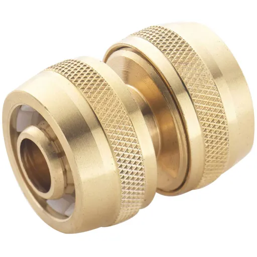Spear and Jackson Brass Hose Repair Connector - 1/2" / 12.5mm, Pack of 1