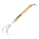 Kew Gardens Stainless Steel 3 Prong Cultivator