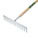 Kew Gardens Carbon Steel Soil Rake - 1.5m